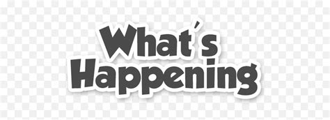 Library Of Whats Happening Picture Happening Logo Pngwhats A Png