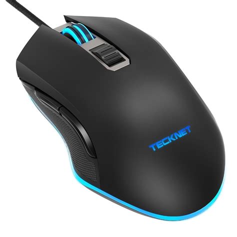 Tecknet Gaming Mouse 7200dpi Programmable Mouse Wired Pc Computer
