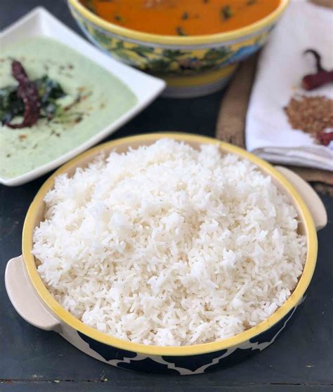 Steamed Rice Recipe Pressure Cooker And Sauce Pan Methods By Archanas