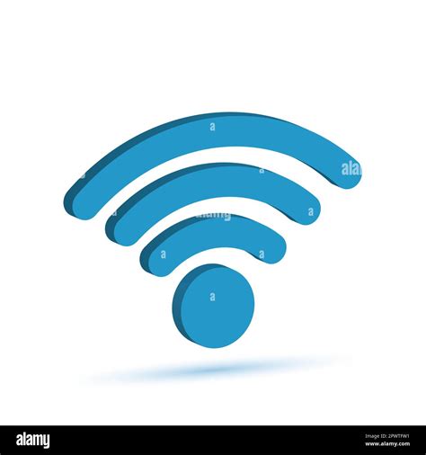 Three Dimensional Wi Fi Icon 3d Icons For Websites Applications And