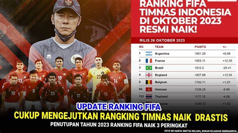 Naik Drastis Update Ranking Fifa Desember Asian Sampai Terkejut Liat Ranking