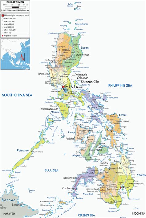 Filipinas Mapas Geográficos Das Filipinas