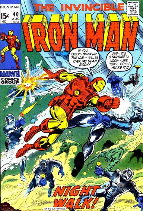 Comic Book Covers Iron Man 40 August 1971 Cover By George Tuska