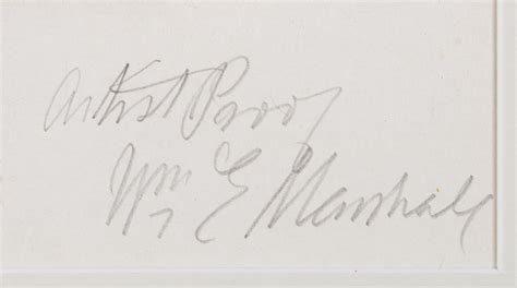 Lot Signed Proof Of William Marshalls Engraving Of George Washington