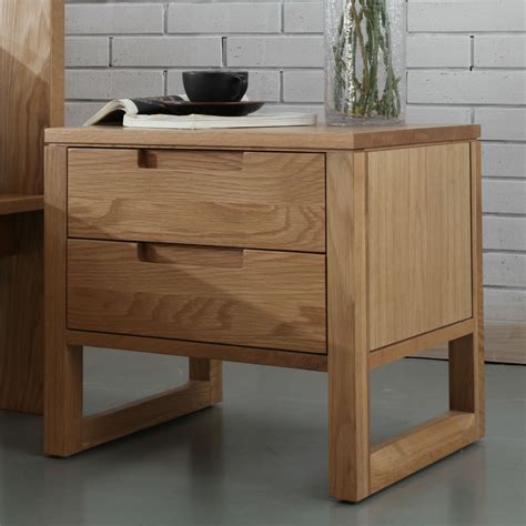 Wooden 2 Drawer Bedside Table Warehouse Of Ideas