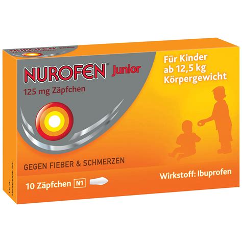 Ab wann man von fieber spricht, ist jedoch sehr unterschiedlich. Nurofen® Junior 125 mg Zäpfchen - shop-apotheke.com