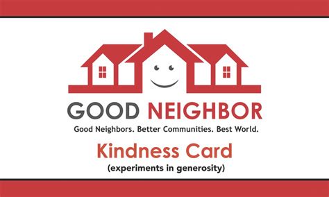 Being A Good Neighbor Simple But Not Easy National Good Neighbor