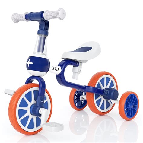 Xjd 5 In 1 Toddler Tricycle For 1 5 Years Old Boys Girls Toddler Bike