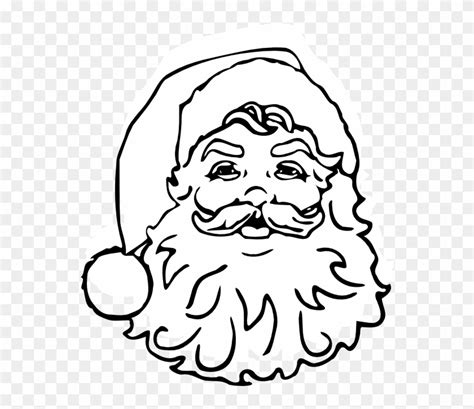 Classic Santa Black White Christmas Xmas 111px Santa Claus Adult