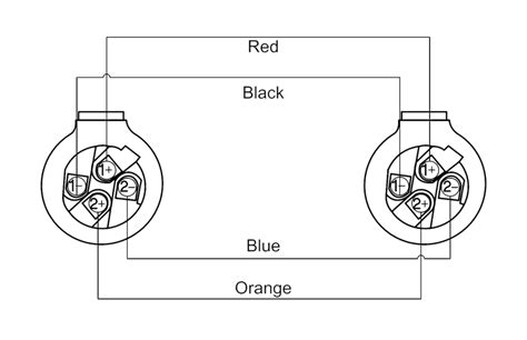 Wiring for trailer lights u2013 the ranger station. CAB505 - Loudspeaker cable - 4-pin speakON - Neutrik