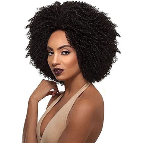 Outre Big Beautiful Hair Synthetic Lace Front Wig 4c Coily Color 1b Off