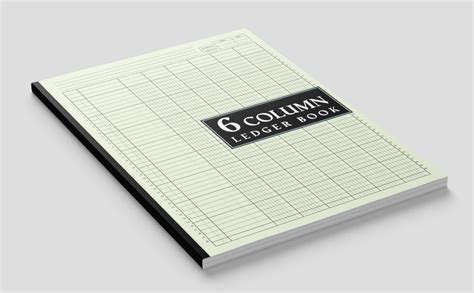 Amazon Com Column Ledger Book Large Accounting Ledger For Bookkeeping Columnar Pad