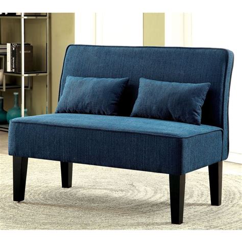 Orleans armless loveseat alcott hill upholstery: Furniture of America Amirsa Modern Upholstered Armless ...