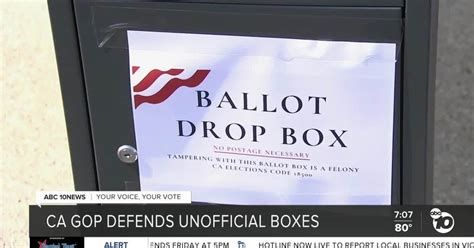 Gop Defends Unofficial Ballot Boxes In Interview With Abc 10news