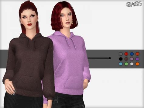 The Sims Resource Polar Hoodie Female By Oranostr Sims 4 Downloads