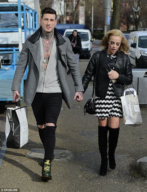 Jeremy Mcconnell Cosies Up To Stephanie Davis Lookalike On Night Out Daily Mail Online