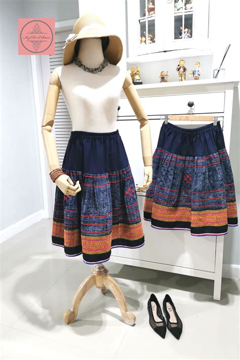 Hmong Skirts, Handmade, up-cycled textiles, Skirts handmade in Thailand ...