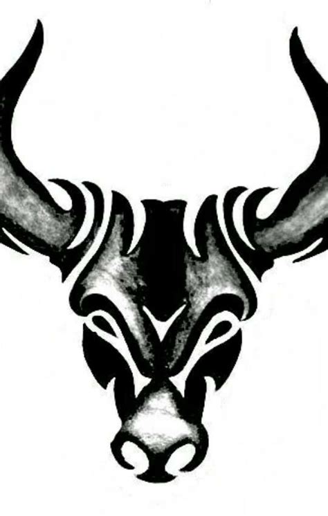 Free tribal taurus vector download in ai, svg, eps and cdr. Pin on tattoo