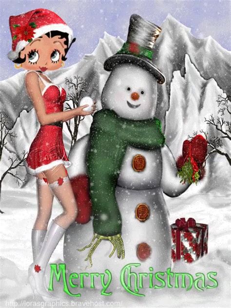 Image Result For Winter Betty Boop Nerdy Christmas Merry Christmas And