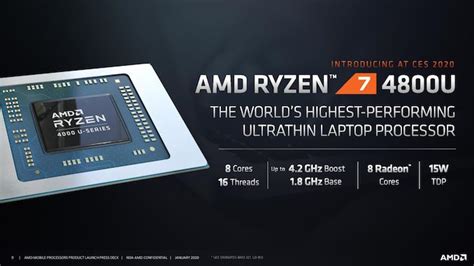 Amd Ryzen 4000 Mobile Apus 7nm 8 Core On Both 15w And 45w Coming Q1
