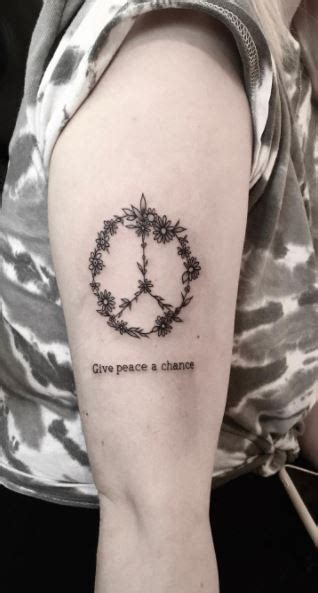 55 Peace Tattoos Ideas Designs And Pictures Tattoo Me Now