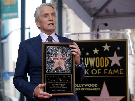 Actor Michael Douglas Receives A Star On Hollywood Walk Of Fame Tvts