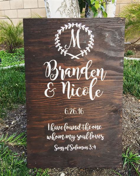 Check spelling or type a new query. Vertical Wedding Sign / Monogram Wedding Sign | Wedding ...