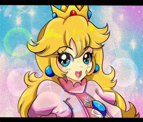 S Style Anime Princess Peach By Https Deviantart