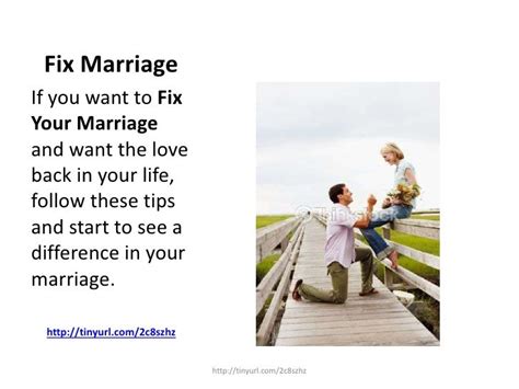 Fix Marriage