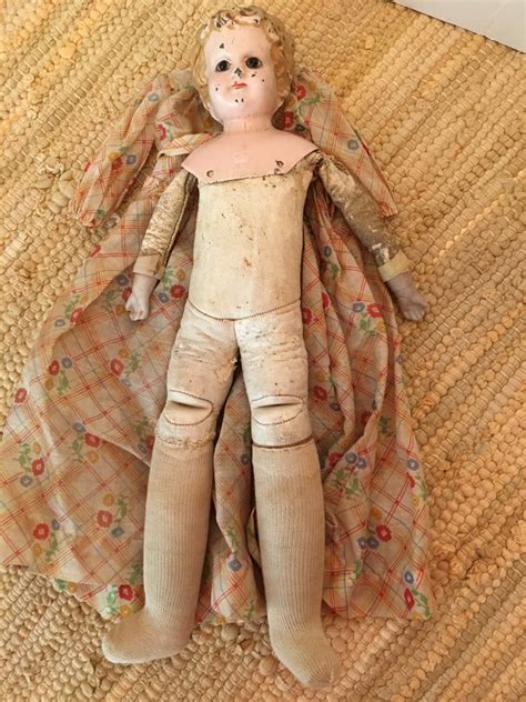 Rare Early 20th Cen Metal Doll Marked Juno Etsyde