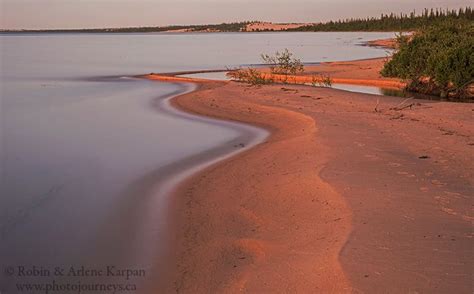 Beaches And Sand Dunes Along The South Shore Of Lake Athabasca