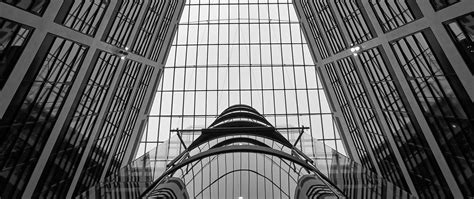 Download Wallpaper 2560x1080 Building Roof Glass Architecture