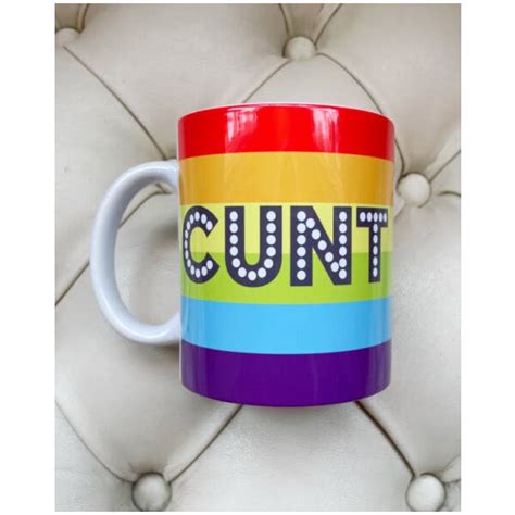 rainbow cunt mug lust brighton and hove sex shop adore your love life