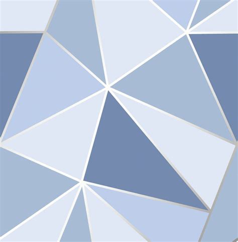 Blue Geometric Wallpaper