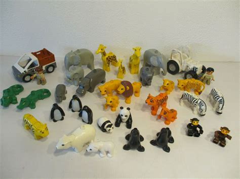 E6 Lego Duplo Zoo Safari Animals Wild Accessories