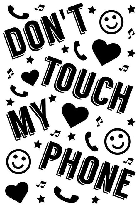 Dont touch my phone wallpaper lock screen. Pin by Xarios krue on wallpapers for IOS & Android | Dont ...