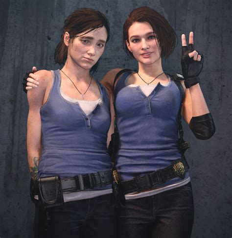 Batesz Ellie The Last Of Us Jill Valentine Capcom Resident Evil