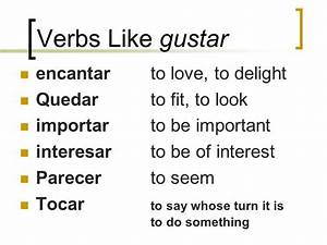 Verbs Like Gustar Spanish Verb Tenses Spanish Grammar Spanish