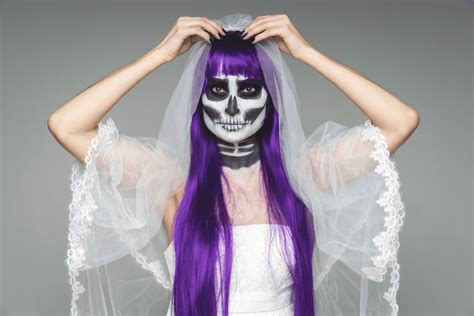 The Hottest Female Halloween Costumes Purple Hair To Copy This
