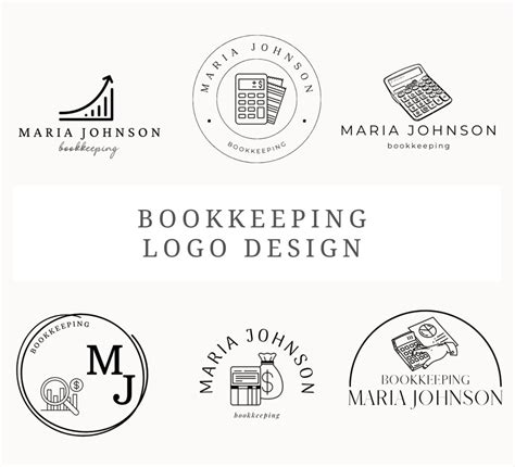 Bookkeeping Logo Design Canva 6 Customizable Accounting Logos Business