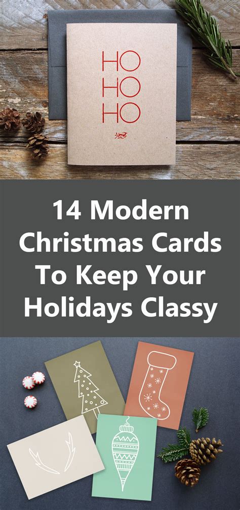 14 Examples Of Modern Christmas Cards To Keep Your Holidays