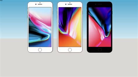 Apple Iphone 8 Plus All Colors 3d Warehouse