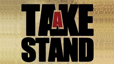 Take A Stand Jan13 Youtube