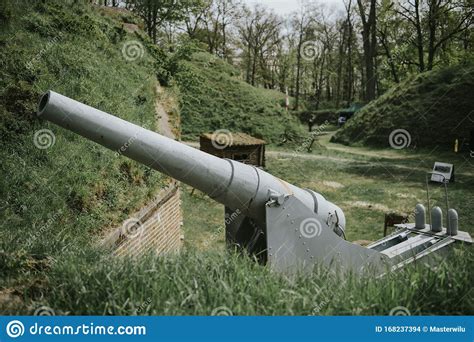 World War 2 Anti Aircraft Gun In Swinoujscie Poland Stock Photo