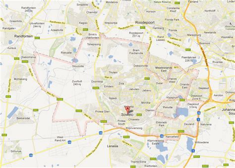 Soweto Township Map