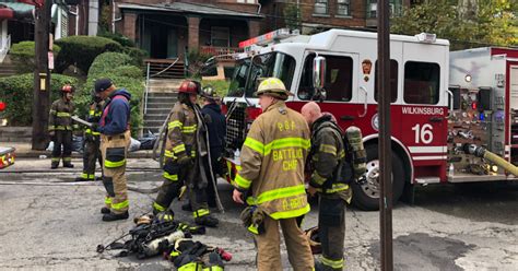 Resident 2 Firefighters Injured In Wilkinsburg House Fire Cbs Pittsburgh