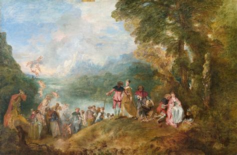 Pilgrimage To Cythera By Jean Antoine Watteau Art History With Alder
