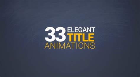 35 Best After Effects Title Templates 2021 Design Shack