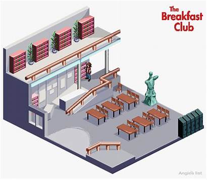 Floor Club Breakfast Plans Pixel Classic 80s
