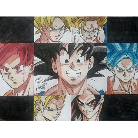 All Goku Phases By Arturfg On Deviantart